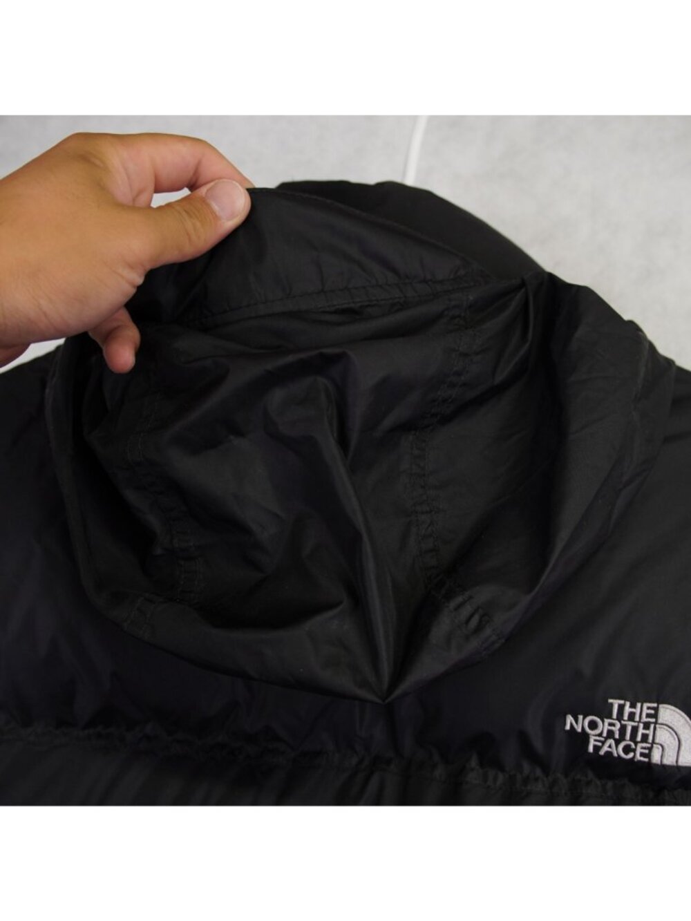 The North Face Mens Nuptse Black 700 Goose Fill Down Puffer Jacket Size XXL 2XL - Picture 8 of 16
